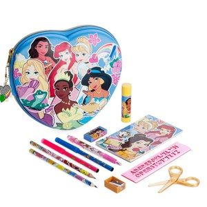 NWT Disney Store Disney Princesses Zippered Art Activity Kit Perfect to Gift